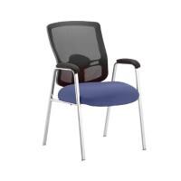 dynamic Portland Visitor Chair Fixed Armrest Blue 115 kg Portland 590 x 550 x 940 mm