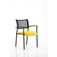 dynamic Brunswick Visitor Chair Fixed Armrest Canary Yellow 115 kg Brunswick 550 x 610 x 840 mm