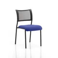 Dynamic Visitor Chair Brunswick Seat Stevia Blue Without Arms Fabric