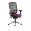 Dynamic Synchro Tilt Task Operator Chair Height Adjustable Arms Regent Tansy purple Seat Without Headrest High Back