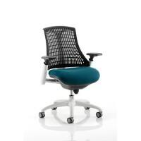 dynamic Flex Operator Chair Synchro Tilt Fabric Height-Adjustable Armrest Green 110 kg Flex 690 x 680 x 945 mm