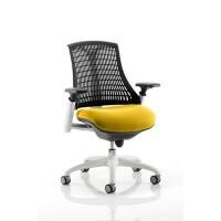 dynamic Flex Operator Chair Synchro Tilt Fabric Height-Adjustable Armrest Yellow 110 kg Flex 690 x 680 x 945 mm