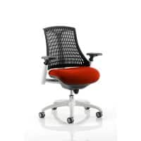dynamic Flex Operator Chair Synchro Tilt Fabric Height-Adjustable Armrest Red 110 kg Flex 690 x 680 x 945 mm