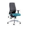 Dynamic Independent Seat & Back Posture Chair Height Adjustable Arms Onyx Ergo Maringa Teal Seat Without Headrest High Back