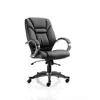 Executive Chair Galloway Black Leather With Arms