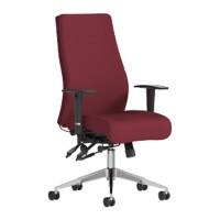 dynamic Onyx Ergo Posture Chair Permanent Contact Fabric Height-Adjustable Armrest Red 135 kg Onyx Ergo 610 x 670 x 1,210 mm