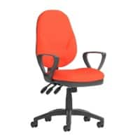 Dynamic Independent Seat & Back Task Operator Chair Loop Arms Eclipse Plus XL Tabasco red Seat Without Headrest High Back