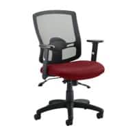 dynamic Portland Operator Chair Basic Tilt Fabric Height-Adjustable Armrest Red 125 kg Portland II 620 x 600 x 910 mm