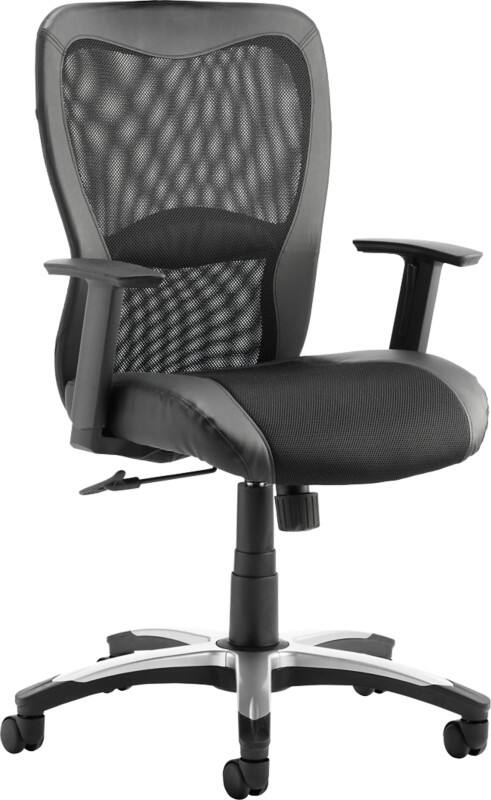 dynamic Victor Executive Chair Basic Tilt Mesh Fabric Height-Adjustable Armrest Black 110 kg Victor ll 640 x 660 x 960 mm