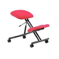 Dynamic Permanent Contact Backrest Kneeling Stool Without Arms Kneeler Bergamot Cherry Seat, Black Frame Without Headrest