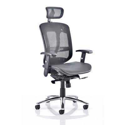 Dynamic Synchro Tilt Executive Chair Height Adjustable Arms Mirage II With Headrest High Back