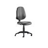 Dynamic Permanent Contact Backrest Task Operator Chair Without Arms Eclipse Plus Black Seat Without Headrest High Back