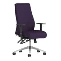 dynamic Onyx Ergo Posture Chair Permanent Contact Fabric Height-Adjustable Armrest Purple 125 kg Onyx 610 x 670 x 1,210 mm