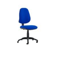 Dynamic Permanent Contact Backrest Task Operator Chair Without Arms Eclipse Plus Blue Seat Without Headrest High Back