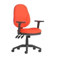 dynamic Eclipse XL III Operator Chair Permanent Contact Fabric Height-Adjustable Armrest Red 120 kg Eclipse Plus XL 670 x 670 x 1,000 mm