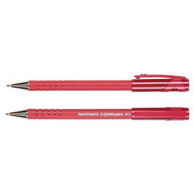PaperMate Ballpoint Pen Flexgrip Ultra 0.7 mm Red Pack of 12