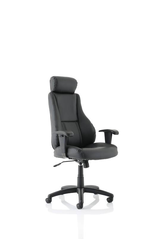 dynamic Winsor Executive Chair Basic Tilt Bonded leather Height-Adjustable Armrest Black 120 kg Winsor 690 x 680 x 1,210 mm