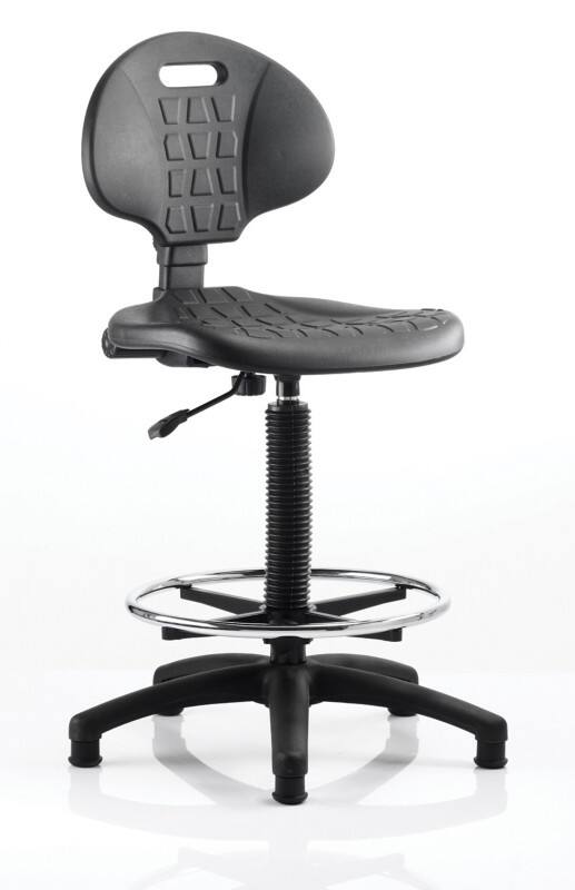 dynamic Malaga Operator Chair Permanent Contact Plastic Black 125 kg 610 x 610 x 940 mm