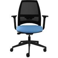 Office Chair Synchro Tilt Fabric 2D Armrest Blue 150 kg Ultra 480 x 460 x 970 mm