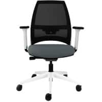 Office Chair Synchro Tilt Fabric 2D Armrest Dark Grey 150 kg Ultra 480 x 460 x 970 mm