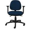 ENERGI-Plus Task Office Chair Adjustable Armrest Fabric Blue Medium Back