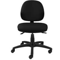 ENERGI-Plus Task Office Chair Without Arms Without Arms Fabric Black Medium Back