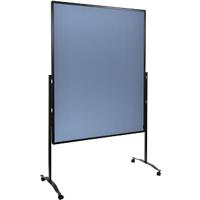 Legamaster Freestanding Notice Board PREMIUM PLUS Blue Grey 150x120 cm