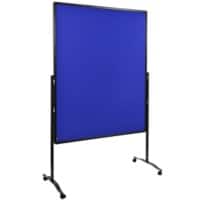 Legamaster PREMIUM PLUS Felt Noticeboard Magnetic Freestanding 126 (W) x 58 (D) x 196 (H) cm Aluminium Navy Blue