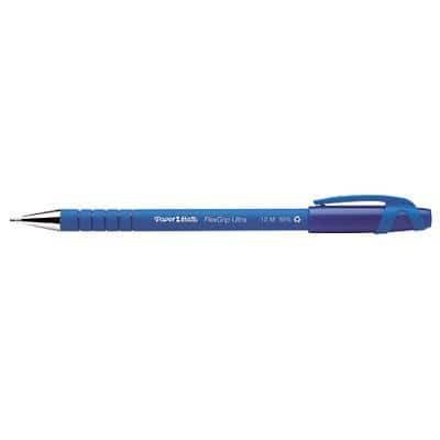PaperMate FlexGrip Ultra Ballpoint Pen 0.5 mm Blue Non Refillable Pack of 12