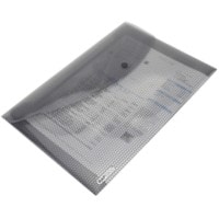 Rapesco Document Wallet 1259 A4 Press Stud PP (Polypropylene) 24.2 (W) x 35.5 (H) cm Grey Pack of 5