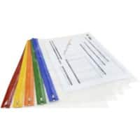 Rapesco Zip Lock Bags 1507 A3 Zip PP (Polypropylene) 42 (W) x 3 (D) x 29.7 (H) cm Assorted Pack of 5