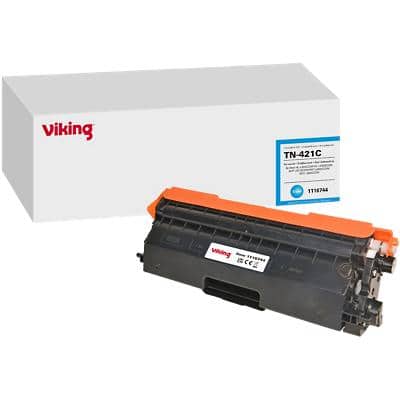 Viking TN-421C Compatible Brother Toner Cartridge Cyan
