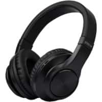 Groove-e Rhythm GVBT550 Wired & Wireless Headset Over-the-Head With Microphone 3.5 mm Connector, Bluetooth Black