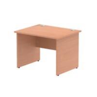 dynamic Impulse Straight Desk Rectangular Beech Base panel 1,000 (W) x 800 (D) x 730 (H) mm MFC (Melamine Faced Chipboard)