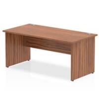 Rectangular Contract Desks Walnut MFC Panel End Legs Walnut Impulse 1600 x 800 x 730mm