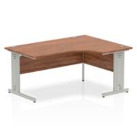 dynamic Impulse Right Hand Desk Corner Walnut Cantilever 1,600 (W) x 1,200 (D) x 730 (H) mm MFC (Melamine Faced Chipboard)