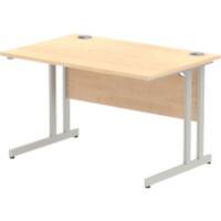 dynamic Impulse Straight Desk Rectangular Maple Cantilever 1,200 (W) x 800 (D) x 730 (H) mm MFC (Melamine Faced Chipboard)