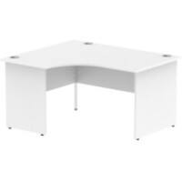 dynamic Impulse Left Hand Desk Corner White Base panel 1,400 (W) x 1,200 (D) x 730 (H) mm MFC (Melamine Faced Chipboard)