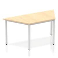 dynamic Impulse Conference Table Trapezoidal Maple 4 Metal legs 1,600 (W) x 800 (D) x 740 (H) mm MFC (Melamine Faced Chipboard)