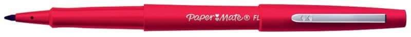 Papermate Fineliner Pen 0.8 mm Needlepoint Red Flair Pack of 12
