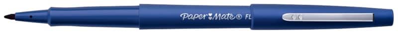 Papermate Fineliner Pen 0.8 mm Needlepoint Blue Flair Pack of 12