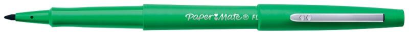 PaperMate Fineliner Pen Flair Broad 0.7 mm Green Pack of 12