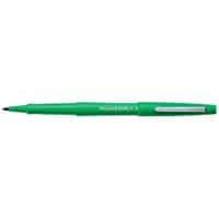 PaperMate Fineliner Pen Flair Broad 0.7 mm Green Pack of 12