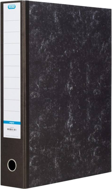 ELBA Wide Lever Arch File A3 70 mm Black 2 Rings 100080746 Board, Paper Marbled Portrait