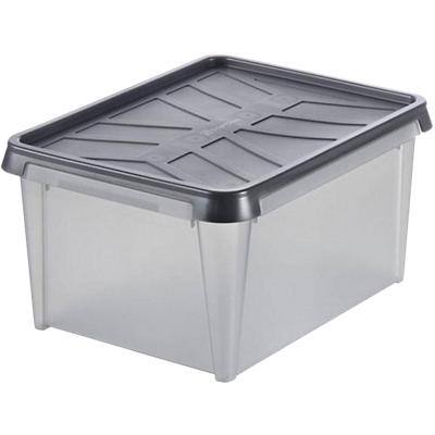 SmartStore Dry Storage Box With Lid 33 L Grey 40 x 50 x 27 cm