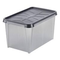 SmartStore Dry Storage Box With Lid 50 L Grey 40 x 60 x 35 cm