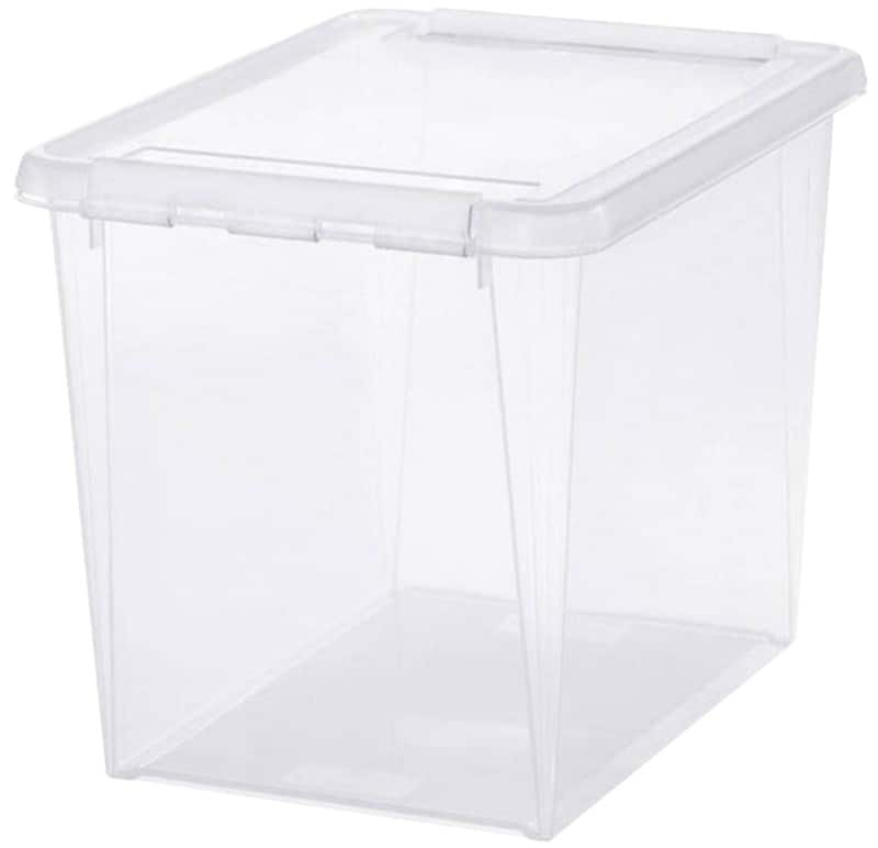 SmartStore Home Storage Box 25 L With Lid Transparent 30 x 40 x 32 cm