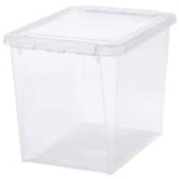 SmartStore Home Storage Box 25 L With Lid Transparent 30 x 40 x 32 cm