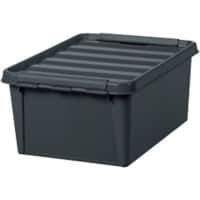 SmartStore Recycled Storage Box 14 L With Lid Grey 30 x 40 x 18 cm