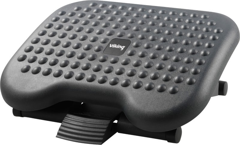 Viking Height Adjustable Footrest 440 x 330 x 105 mm Black